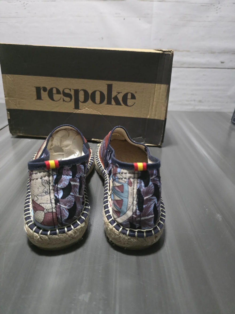 Luxury New In Box Respoke Classic Espadrilles- Size 36 US 5.5/6 Silk Hermes $575